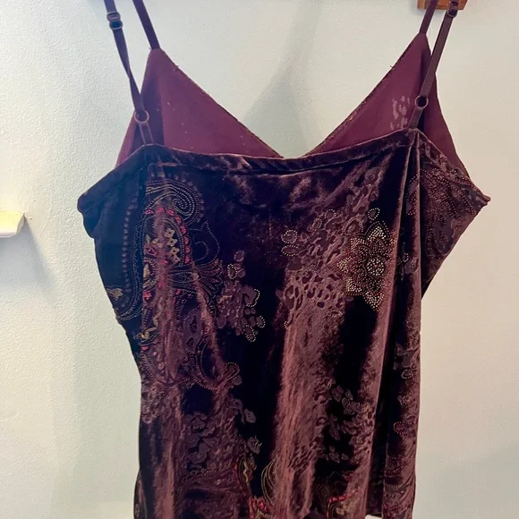 Paisley Velvet Camisole - Picture 2 of 5